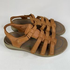 Orthofeet Amalfi Heel Strap Sandals Size 10